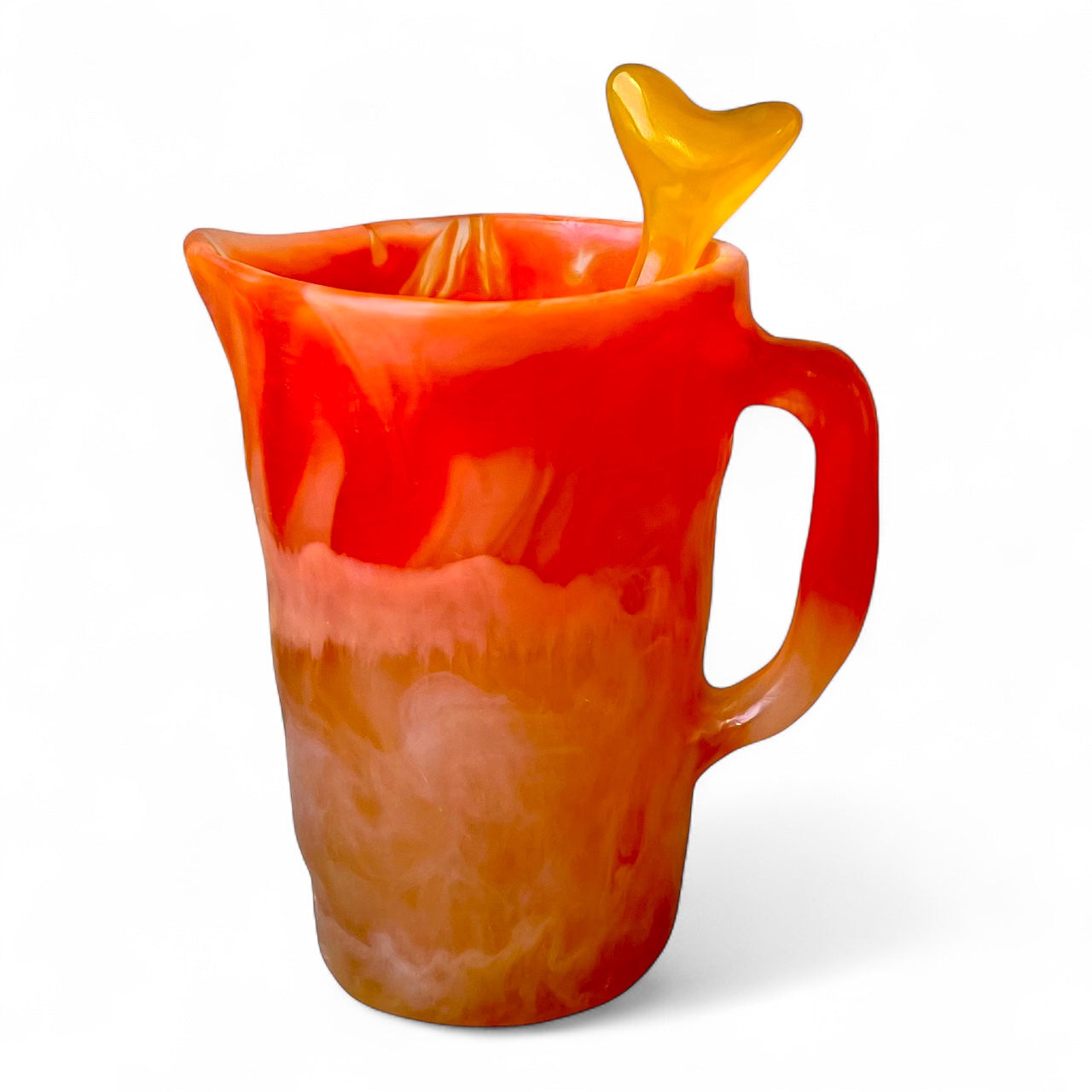 1 JARRA Grande 🫖 Mezclador Corazón ♥️ en Resina Especial 1 Litro