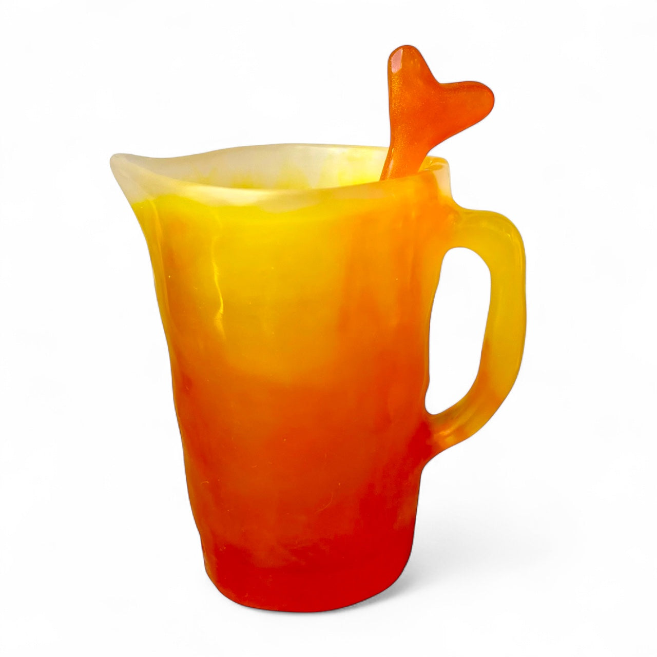 1 JARRA Grande 🫖 Mezclador Corazón ♥️ en Resina Especial 1 Litro