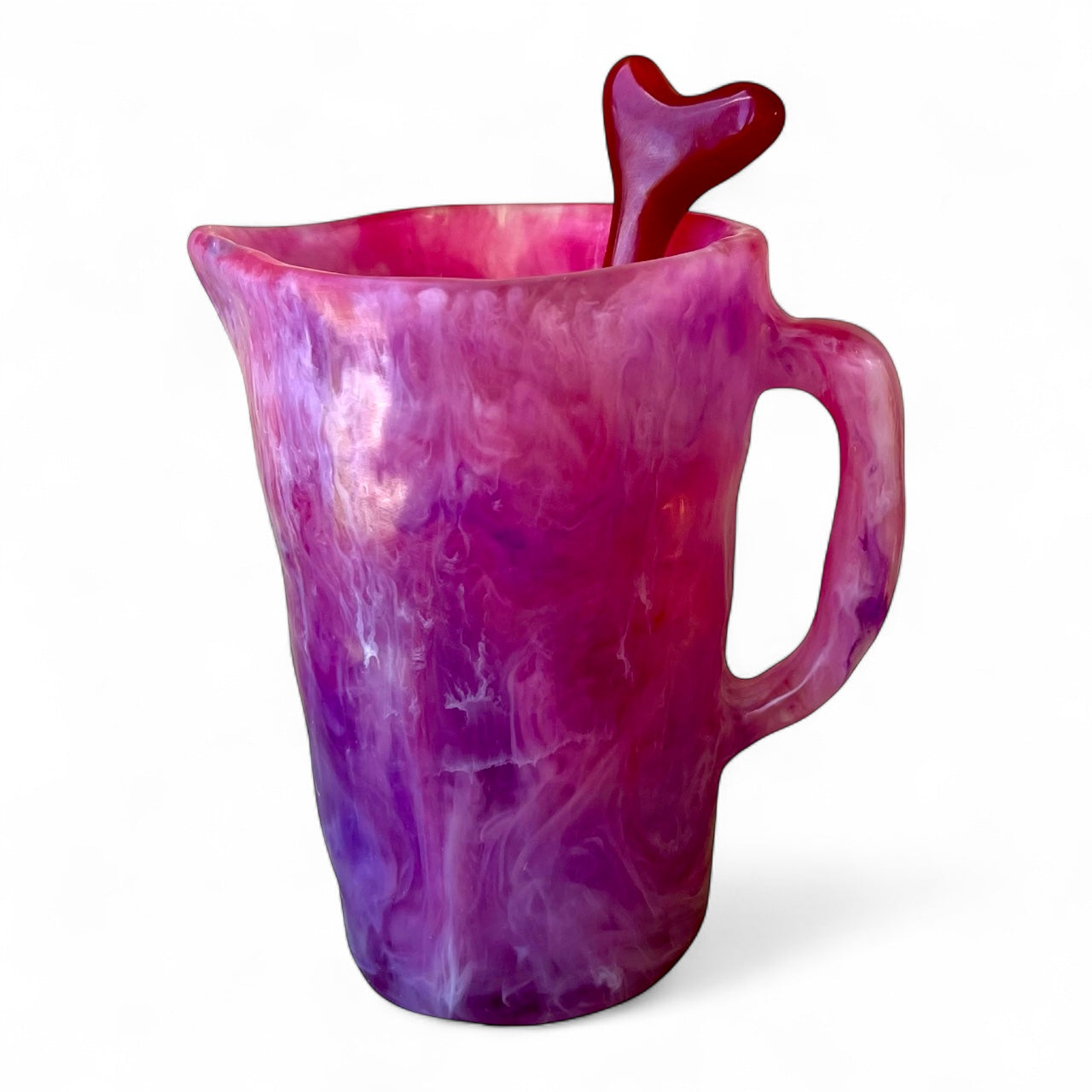 1 JARRA Grande 🫖 Mezclador Corazón ♥️ en Resina Especial 1 Litro