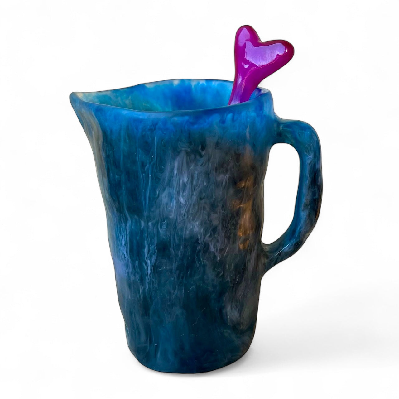 1 JARRA Grande 🫖 Mezclador Corazón ♥️ en Resina Especial 1 Litro