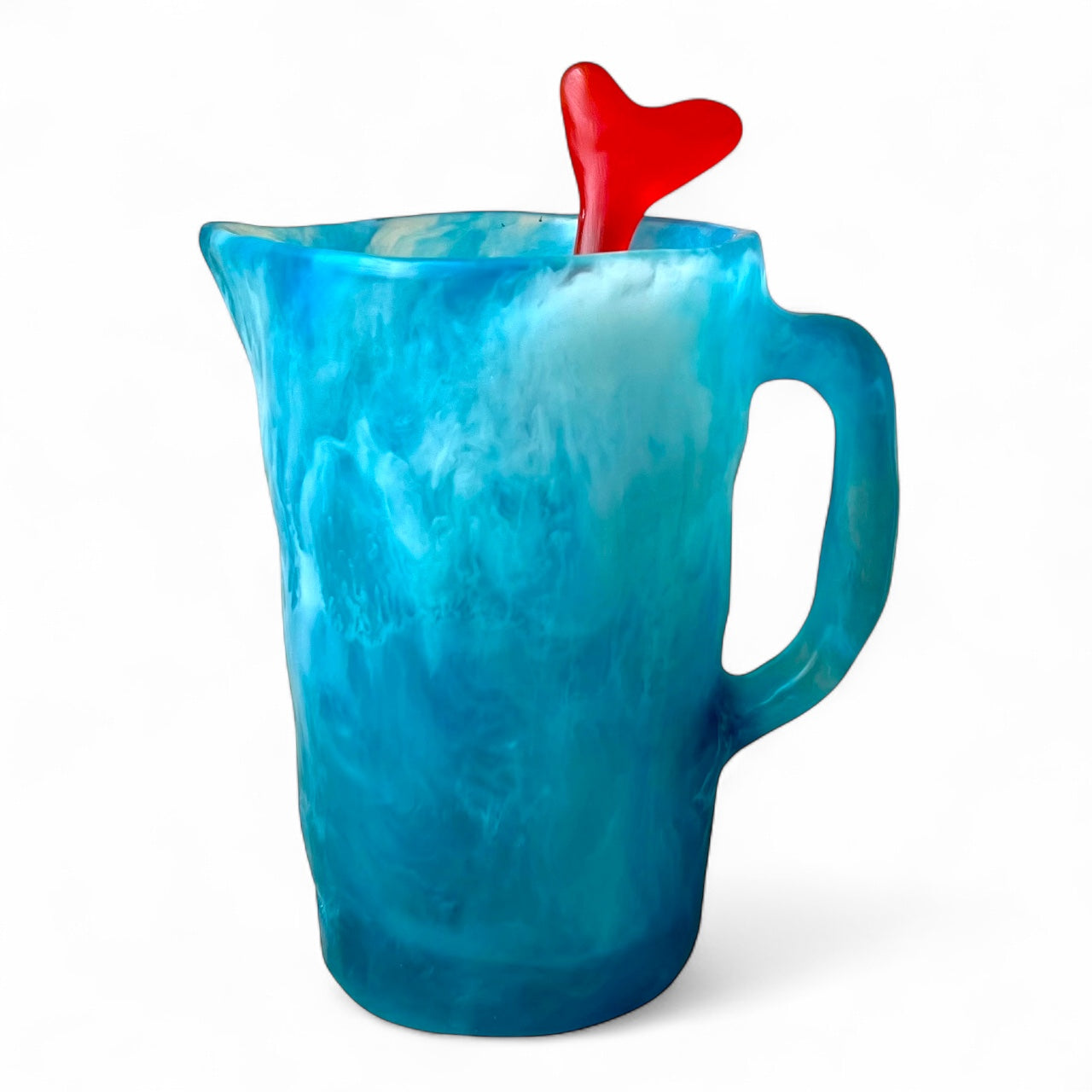 1 JARRA Grande 🫖 Mezclador Corazón ♥️ en Resina Especial 1 Litro