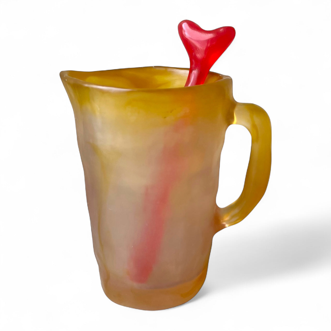 1 JARRA Grande 🫖 Mezclador Corazón ♥️ en Resina Especial 1 Litro