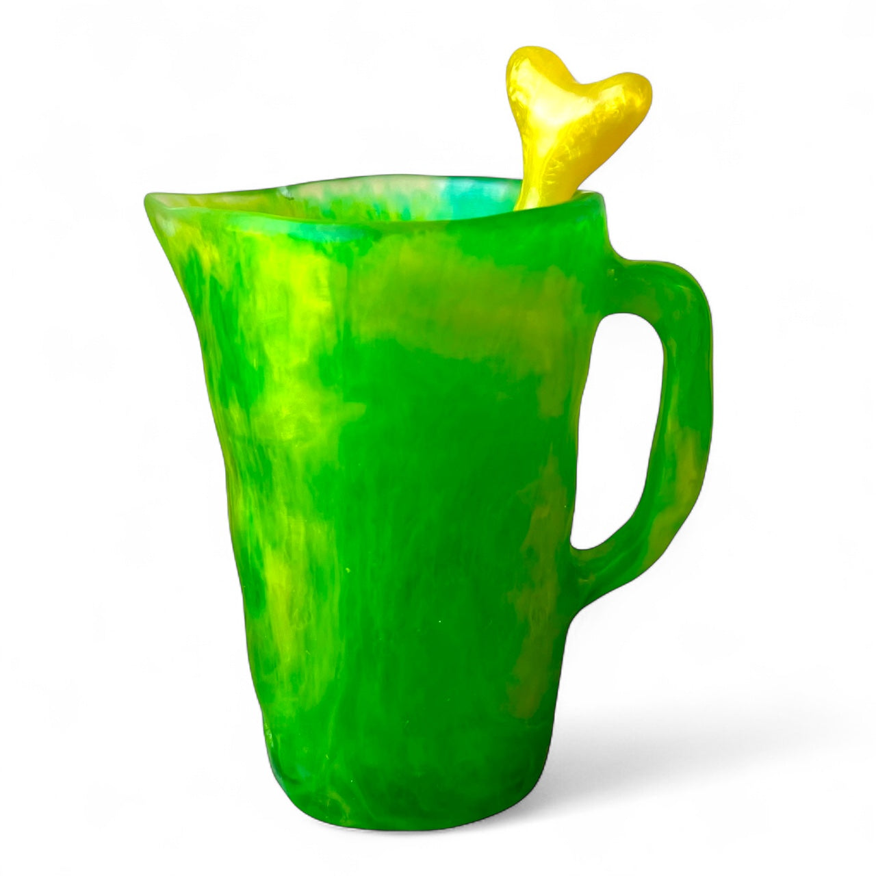 1 JARRA Grande 🫖 Mezclador Corazón ♥️ en Resina Especial 1 Litro