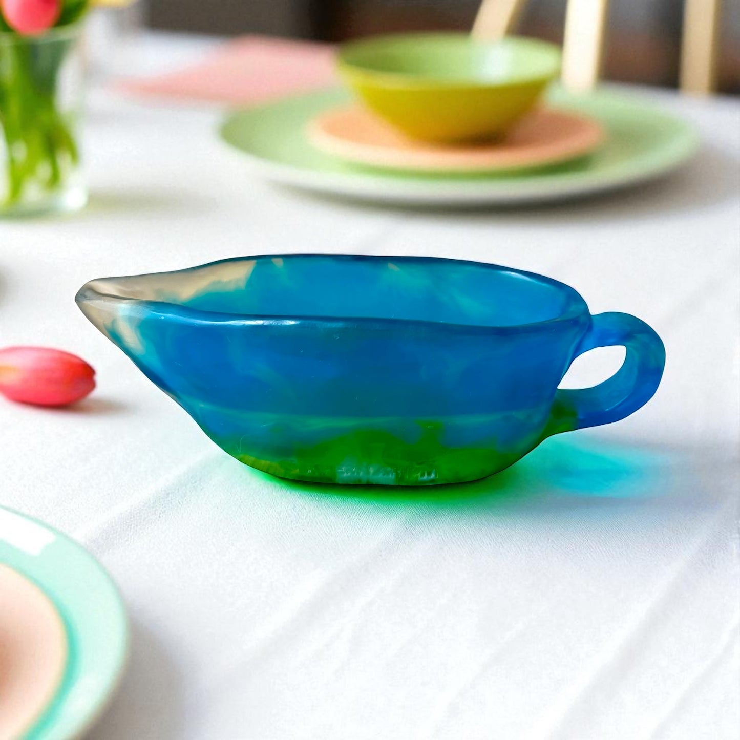 1 JARRA 🫖 Pequeña Salsera en Resina Especial 175 ml.