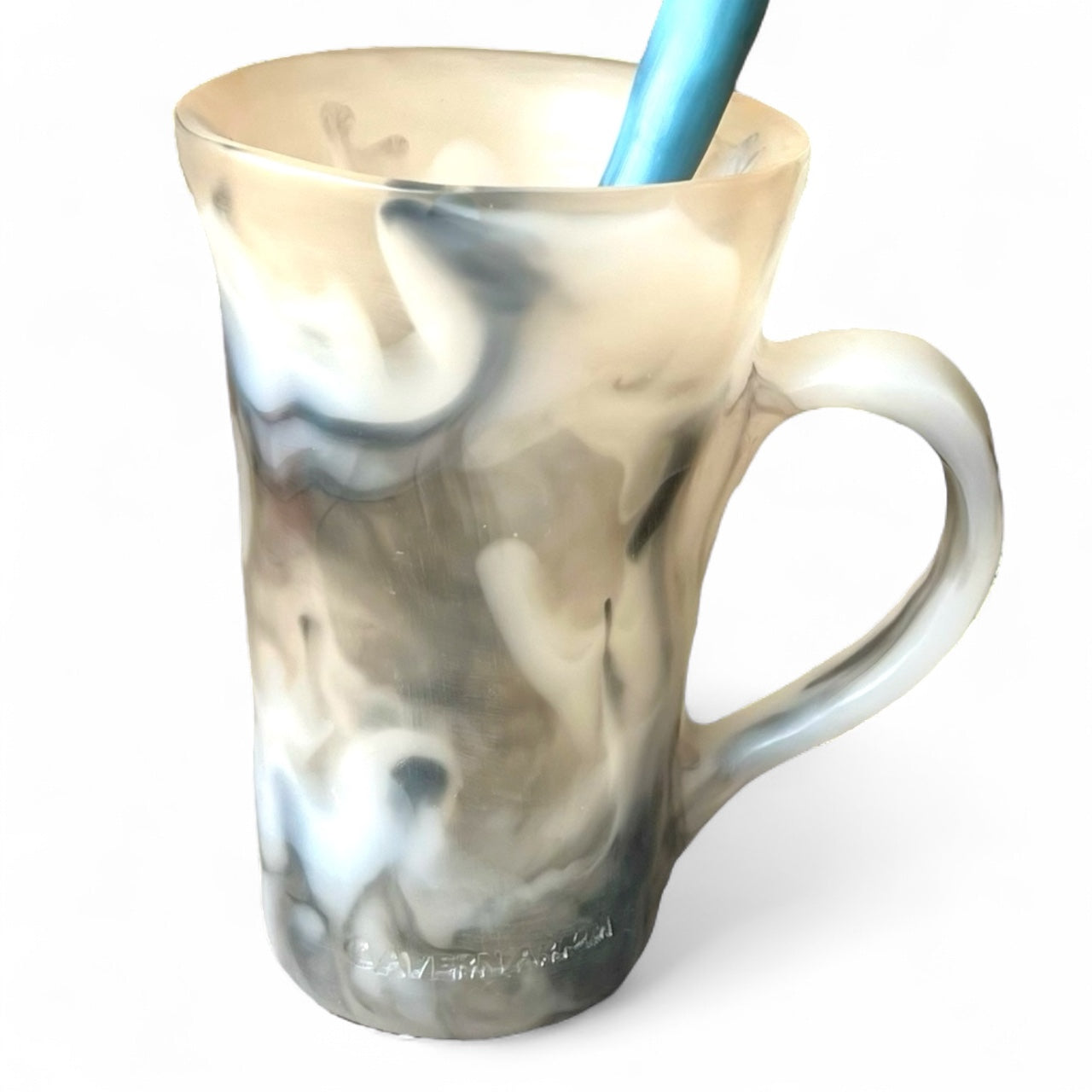 1 POCILLO Mug 🧋 1 Mezclador Corazon en Resina Especial 375 ml