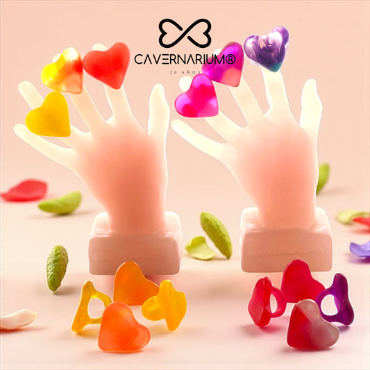 1 ANILLO Corazón ♥️ en Resina Especial