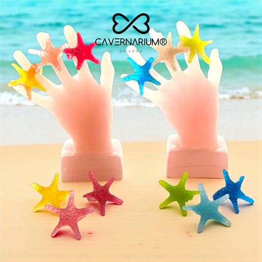 1 ANILLO Estrella de mar ⭐️ en Resina Especial