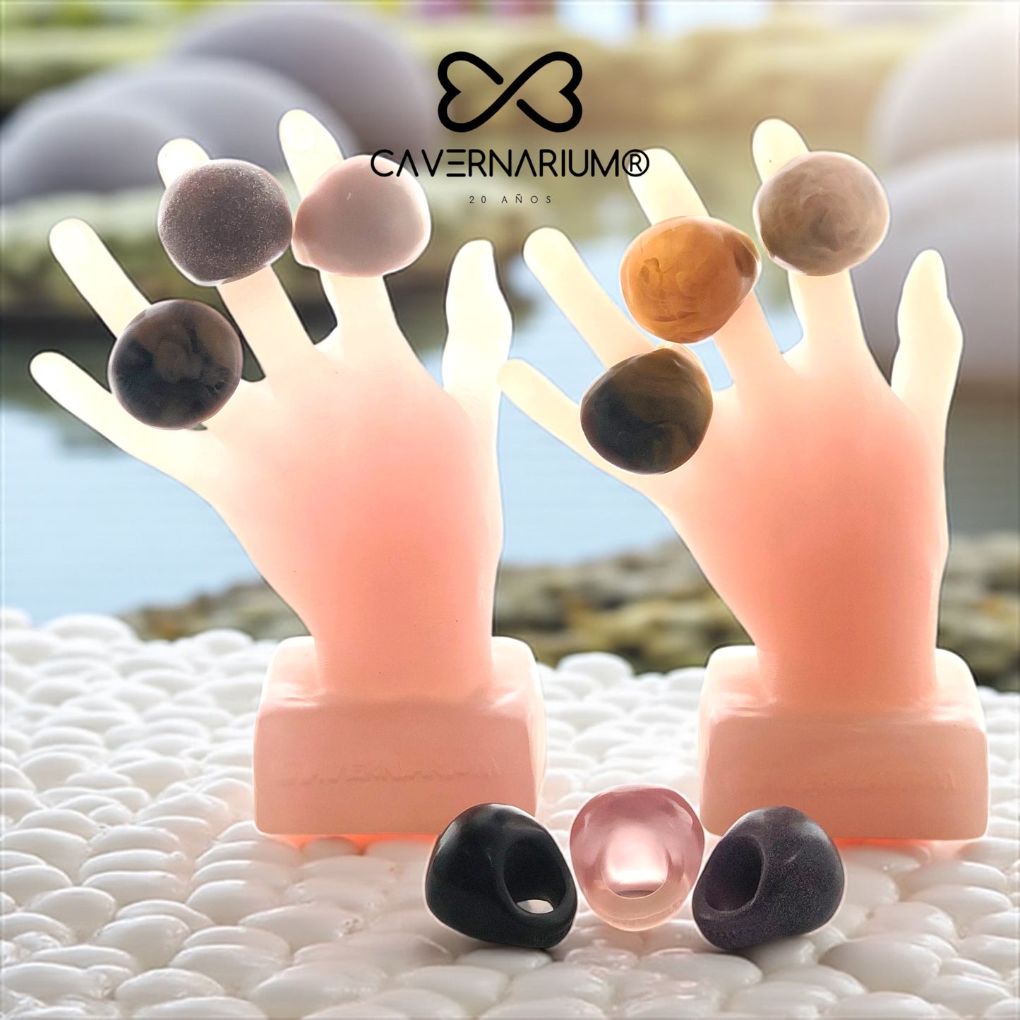 1 ANILLO Piedra 🪨 en Resina Especial