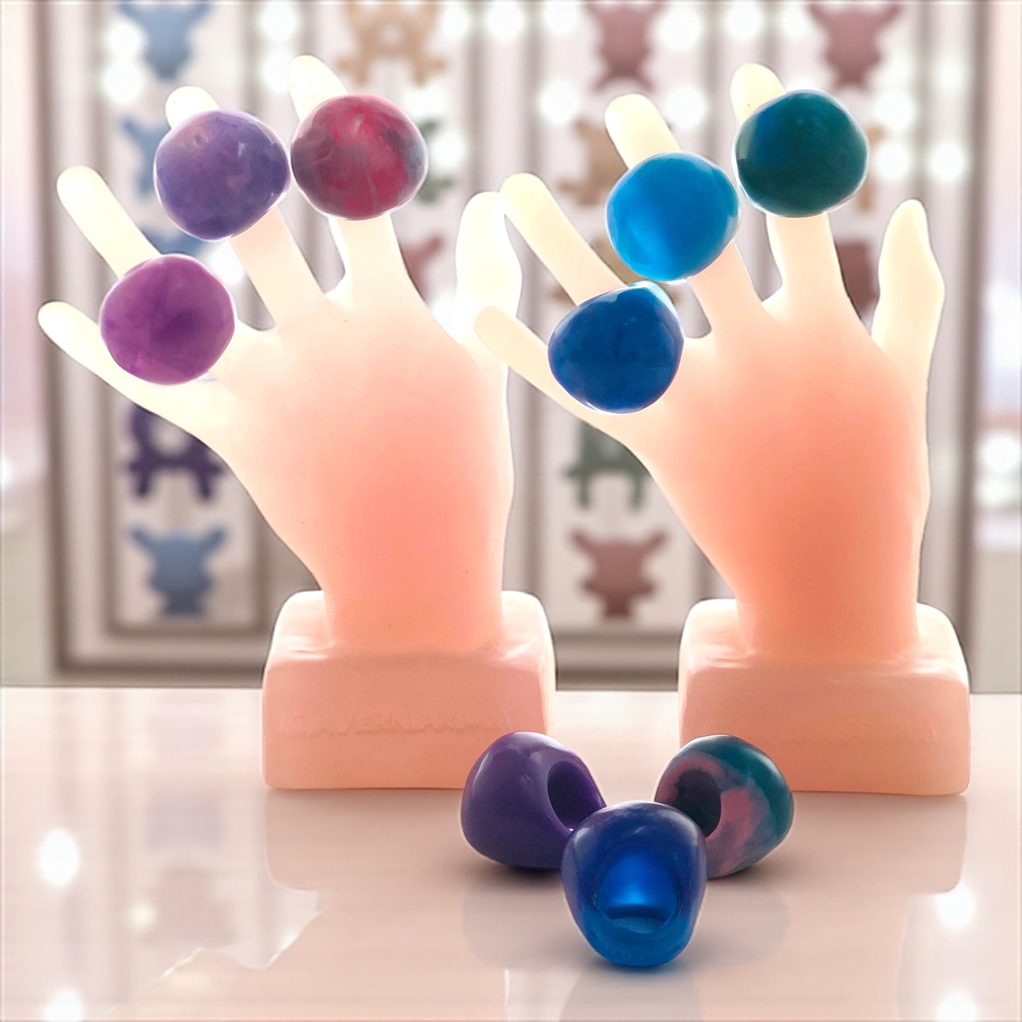 1 ANILLO Piedra 🪨 en Resina Especial