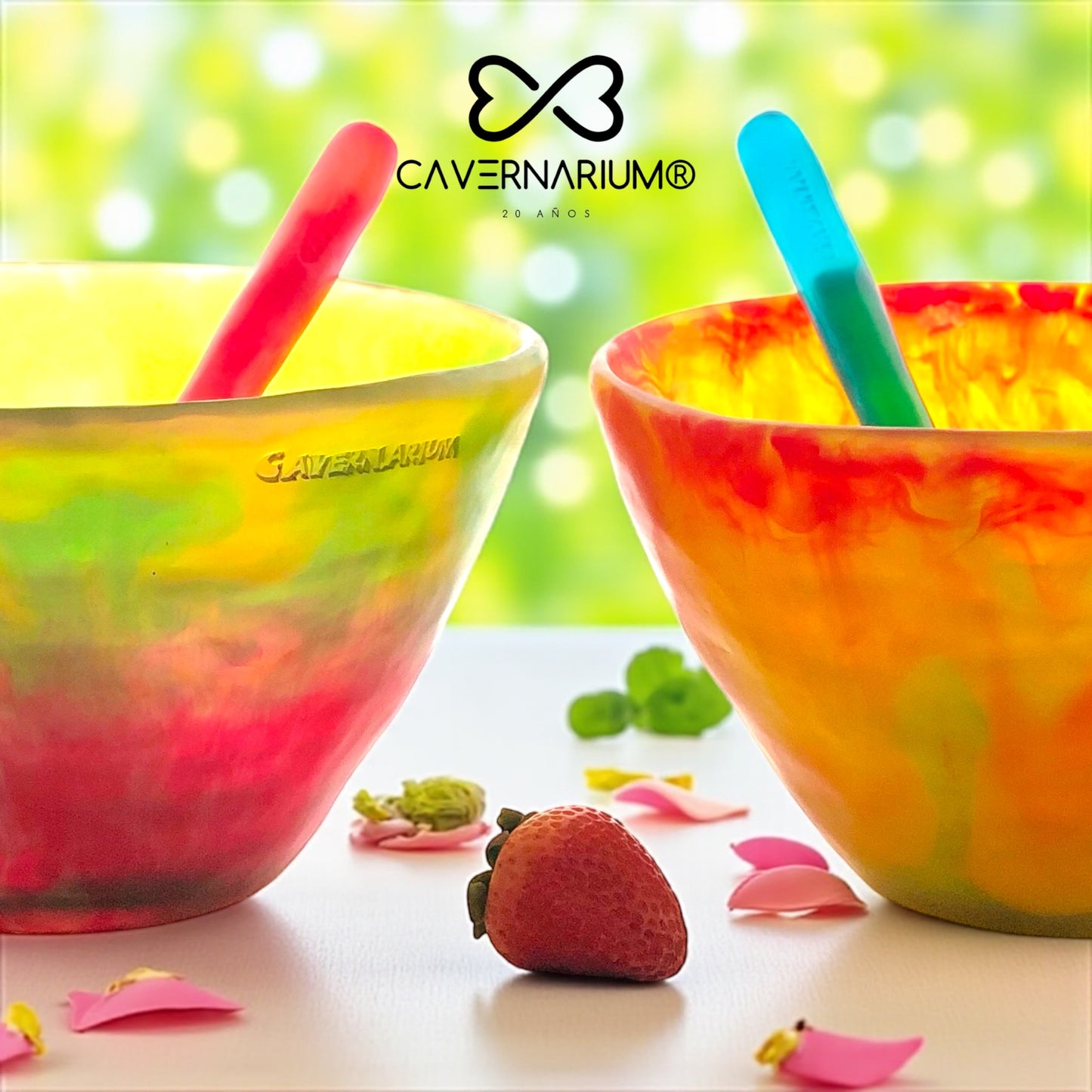 1 TAZA Gigante 🥗 1 juego de Cucharones para servir en Resina Especial 2,5 L