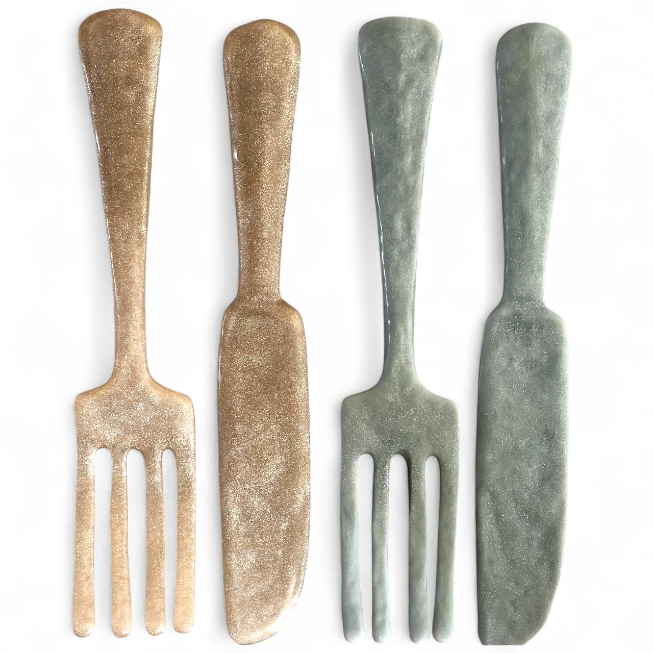 JUEGO de Tenedor & Cuchillo Gigante 🍴 para COLGAR de 60 cms