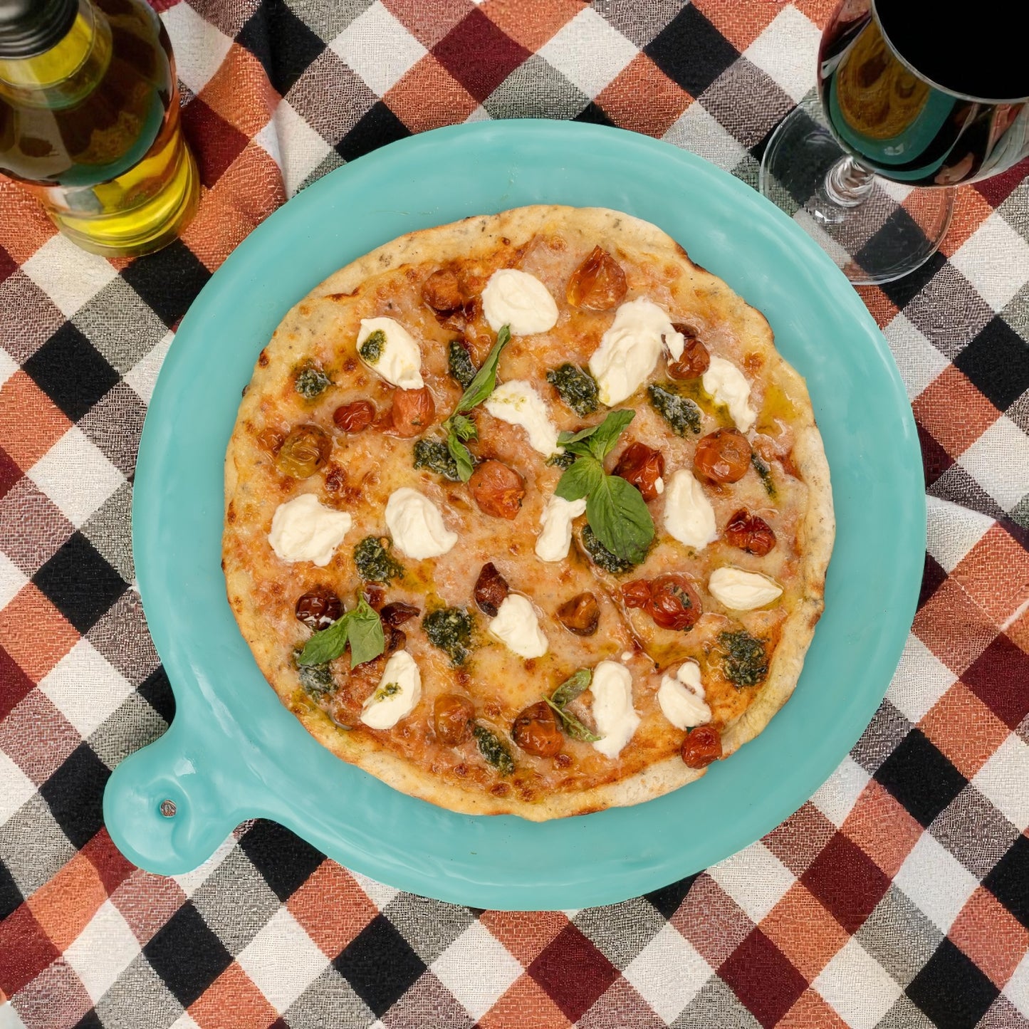 BANDEJA para Pizza 🍕 38 cms Mango Ergonómico en Resina Especial