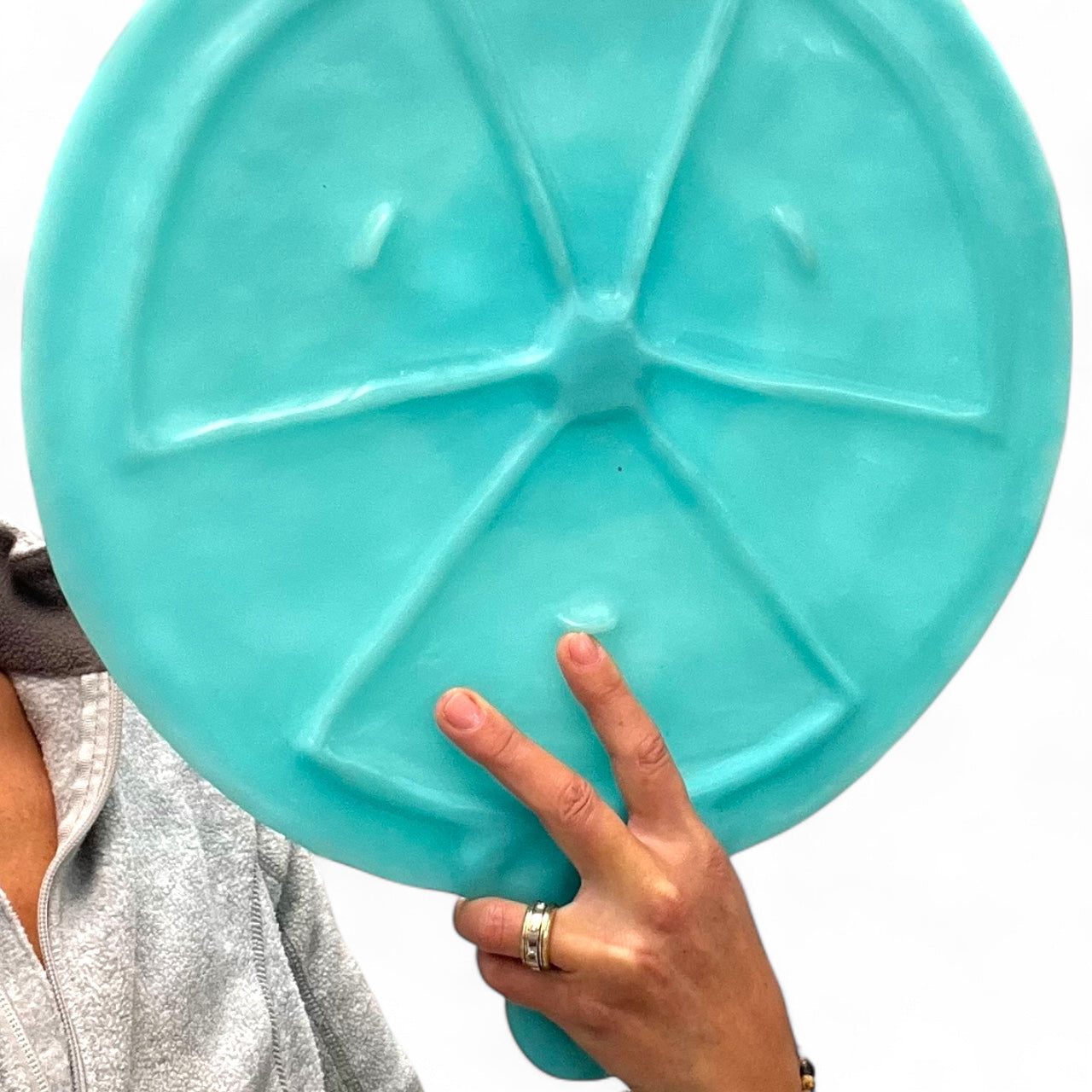 BANDEJA para Pizza 🍕 38 cms Mango Ergonómico en Resina Especial