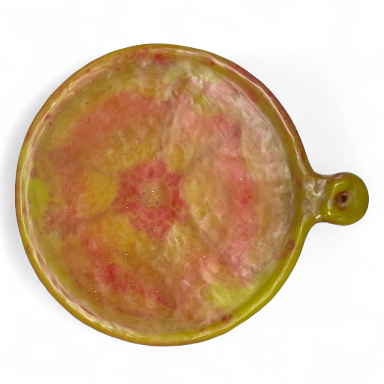 BANDEJA para Pizza 🍕 38 cms Mango Ergonómico en Resina Especial