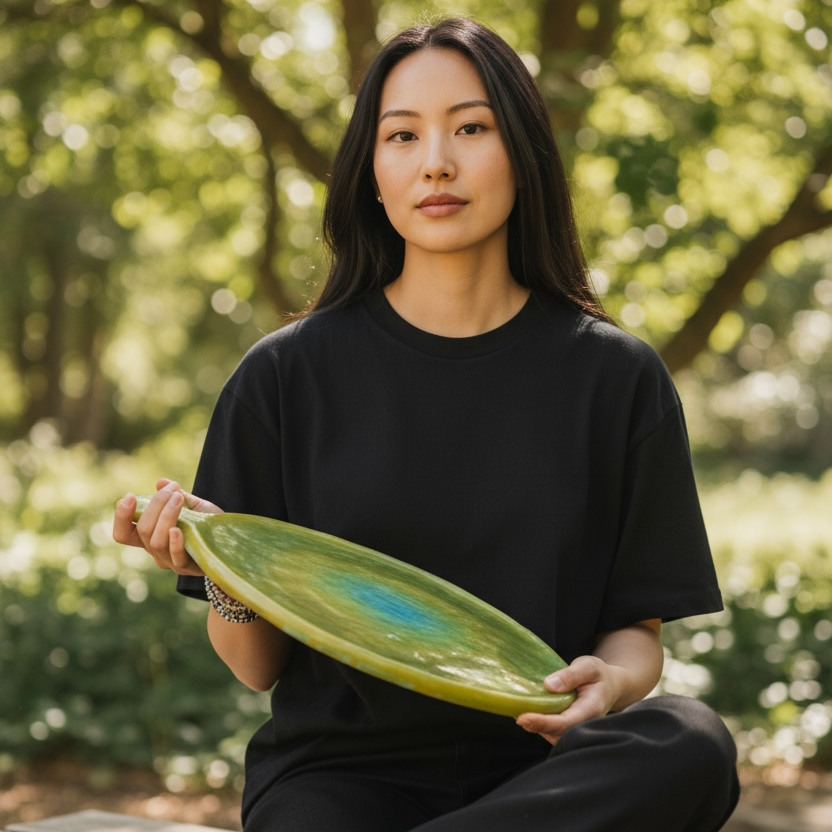 BANDEJA para Pizza 🍕 38 cms Mango Ergonómico en Resina Especial