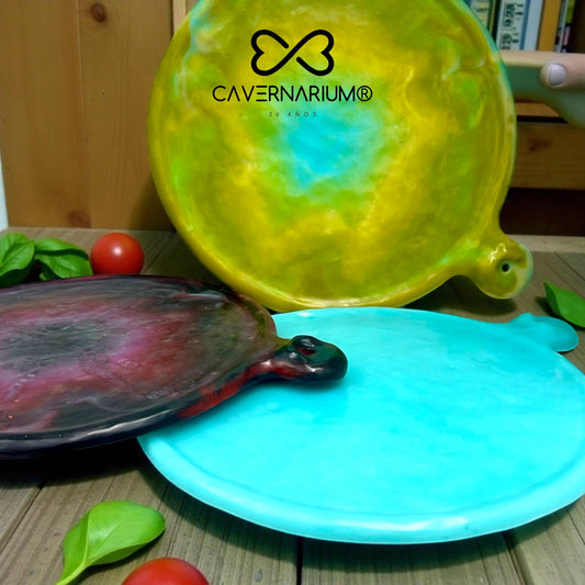 BANDEJA para Pizza 🍕 38 cms Mango Ergonómico en Resina Especial